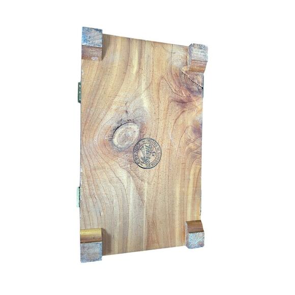 Vintage G. Merz & Son Chicago Wooden Box Treasure Box Full Of Seashells Jewelry - Picture 8 of 13